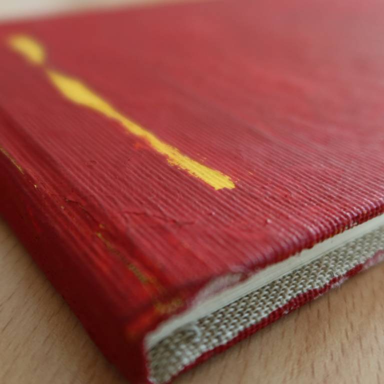 Carnet de notes à couverture rouge