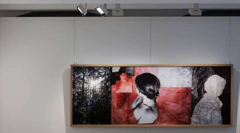 At the entrance of the EMOP show