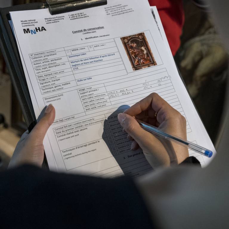 Travail d'inventaire