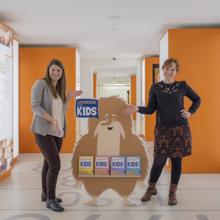 Début du parcours avec la mascotte Wulles