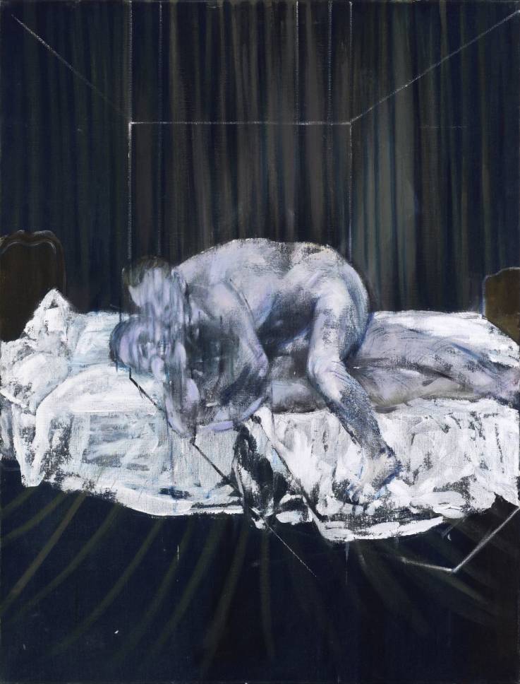 Francis Bacon, Two Figures, 1953, oil on canvas, 152.5 x 116.5cm, private collection. © The Estate of Francis Bacon. All rights reserved, DACS/Artimage. Photo: Prudence Cuming Associates Ltd