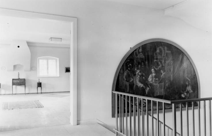 Vue sur l'exposition de la collection Unden-Thiry en 1954