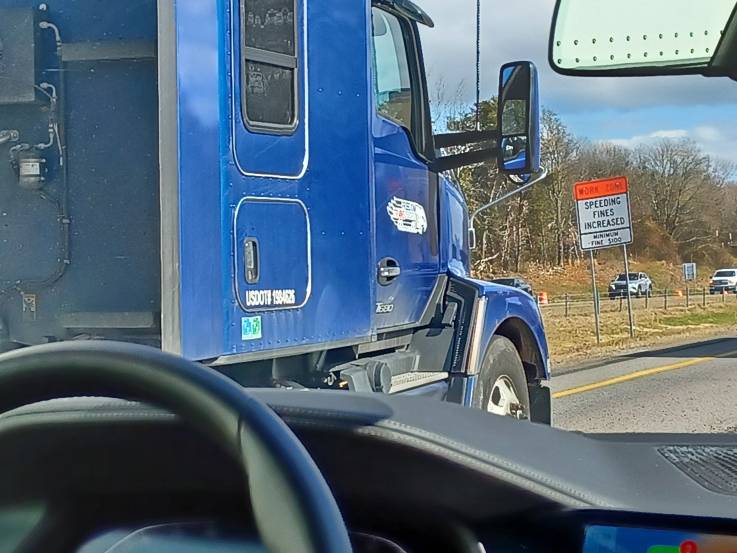 Transport du tableau en camion