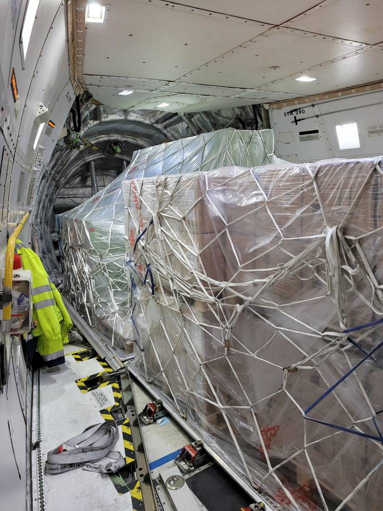 Transport de notre tableau de Picasso du Luxembourg jusqu'aux Etats-Unis