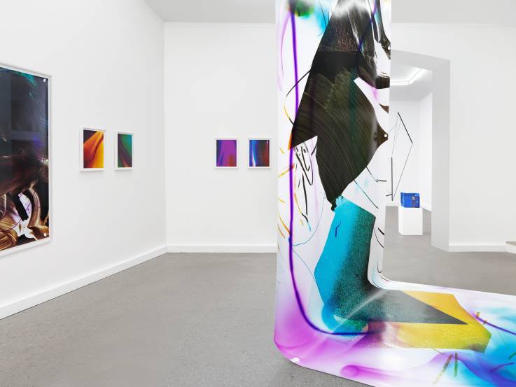 Marta Djourina - works on view between 2018 and 2021, exhibition view Recently Seen and Admired, FeldbuschWiesnerRudolph, photo Gunter Lepkowski